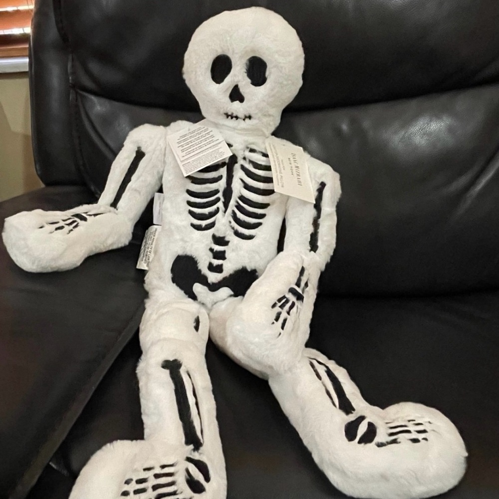 Halloween Isaac Mizrahi Light Up Skeleton Pillow